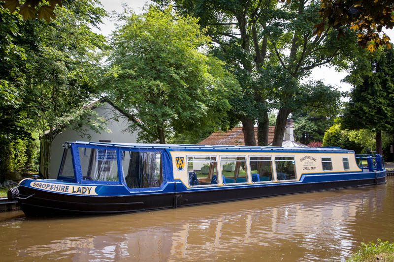 Shropshire Lady accessible day boat for disabled visitors in Shropshire